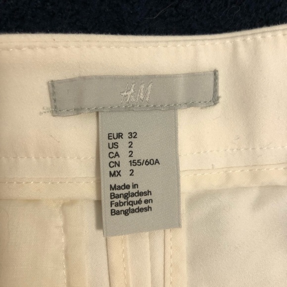 H&M Off-white dress pants - NWOT - Picture 7 of 9